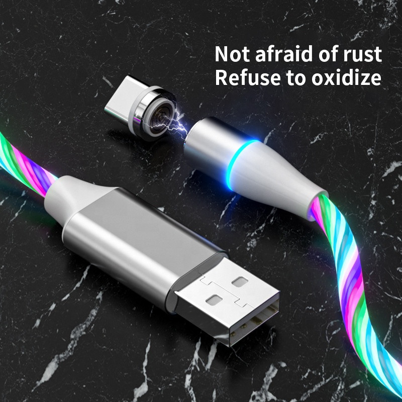 کابل تبدیل مغناطیسی USB به لایتنینگ / MicroUSB / USB-C زینکو مدل 3×1 طول 1 متر